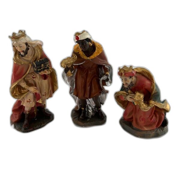 Robert Stanley Promise Of Christmas Creche 11 Resin Figures Orig Box Circa 2015 - Picture 7 of 13